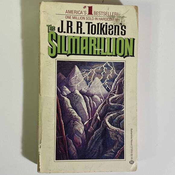 Lot of 8 J.R.R. TOLKIEN Vintage Books Lord of the Rings 1990s 1970s Mixed - Picture 4 of 16